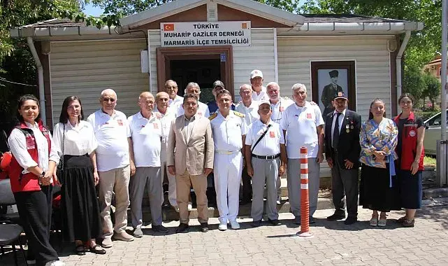 Marmaris'te Kıbrıs Gazileri: "Yine çağrılsa vatan için göreve hazırız"