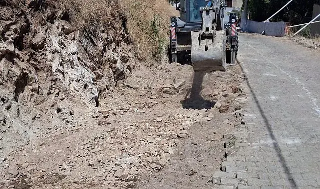 Şahinciler Mahallesi'nde yol genişletme çalışmaları başladı