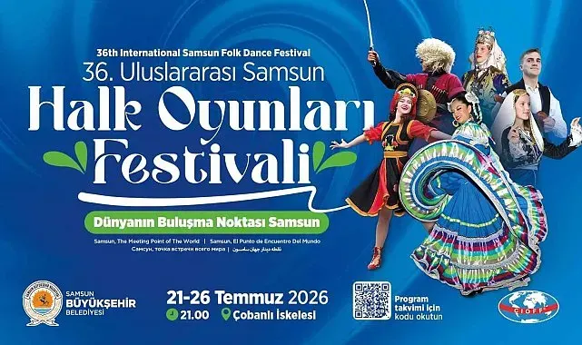 Dünyanın renkleri bir kez daha Samsun'da buluşuyor