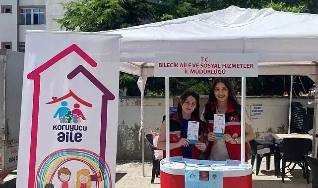 Bilecik'te koruyucu aile tanıtım standı açıldı