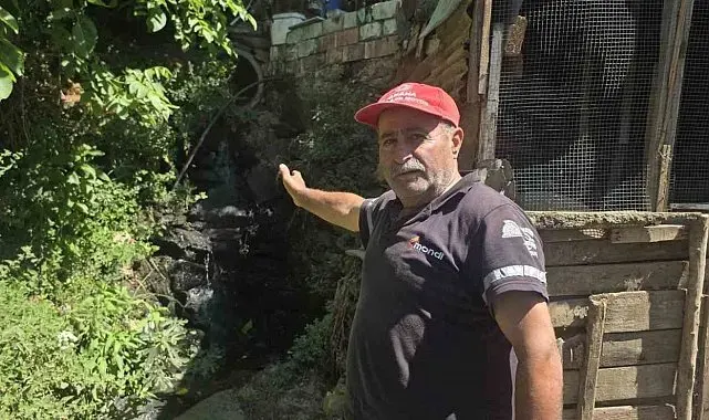 Tire'nin turizm cenneti Kaplan Mahallesi'nde açık kanalizasyon tepkisi