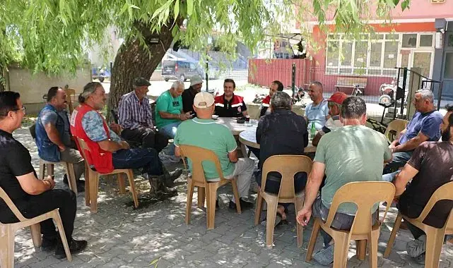 İl Tarım ve Orman Müdürü Koçaker, Uluköy'de çiftçilerle buluştu