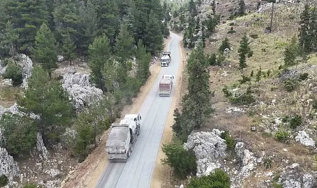 Gülnar'da yarım asırlık yol sorunu çözüldü