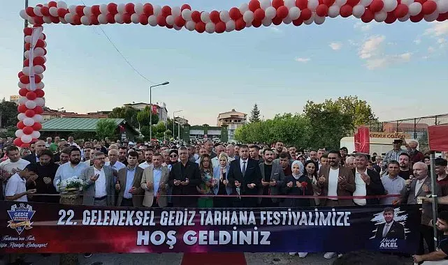 Gediz'de Tarhana Festivali coşkusu