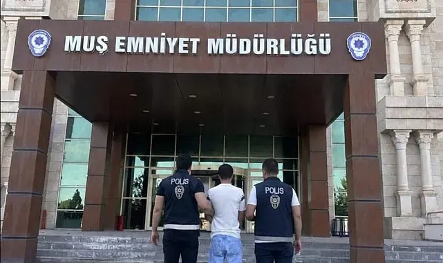 Muş'ta 9 yıl 10 gün hapis cezası bulunan hükümlü yakalandı