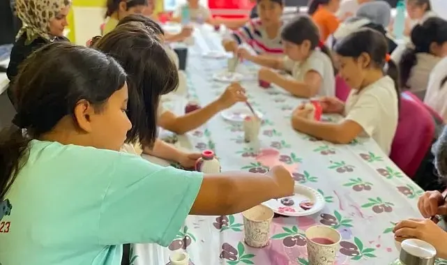 GSB Gençlik Yaz Kulübü'nde çocukların seramik sanatı coşkusu