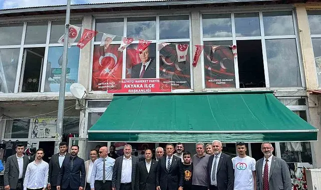 MHP Akyaka'da güven tazeledi: Erhan Aktaş yeniden ilçe başkanı seçildi