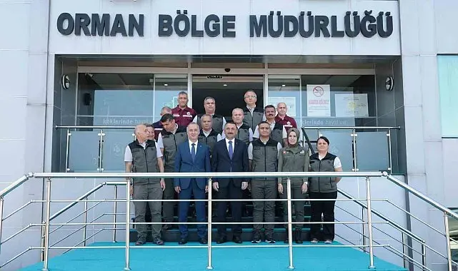 Vali Hacıbektaşoğlu'ndan Orman Bölge Müdürlüğü'ne Ziyaret