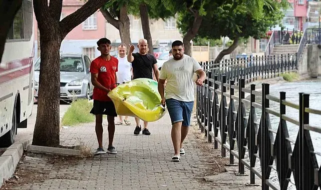 Mahalleli boğulmalara karşı 'Cankurtaran' ekibi kurdu