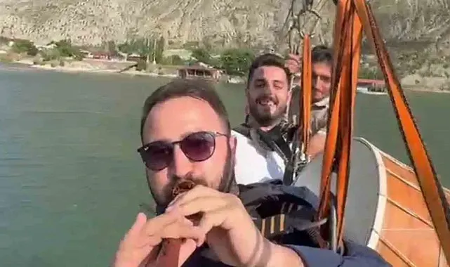 Davul zurnayla zipline keyfi