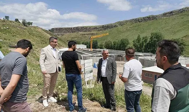 DSİ'den Kars'ta yatırımlara yakın takip: Atıksu Tesisi ve Kağızman Barajı yerinde incelendi