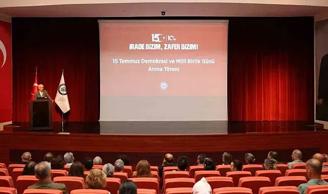 ESOGÜ'de 15 Temmuz Demokrasi ve Milli Birlik Günü Anma programı düzenlendi