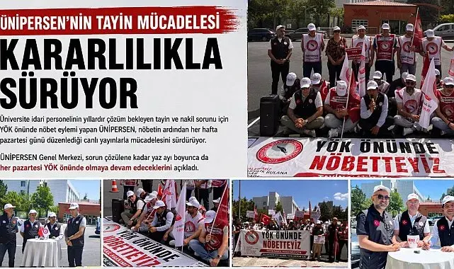 ÜNİPERSEN'in tayin mücadelesi kararlılıkla sürüyor