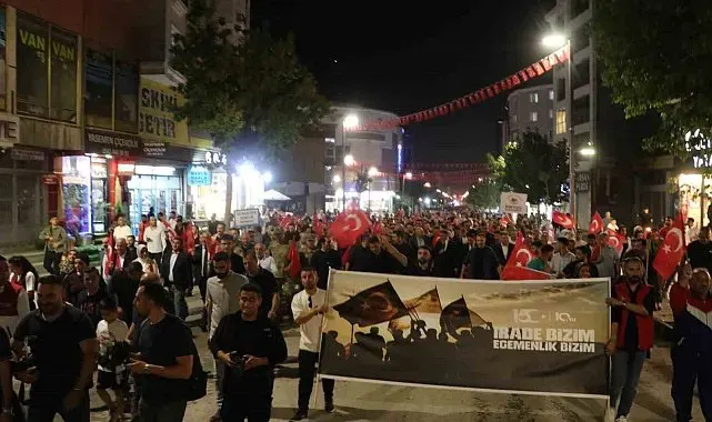 Van'da 15 Temmuz Demokrasi ve Milli Birlik Günü etkinliği