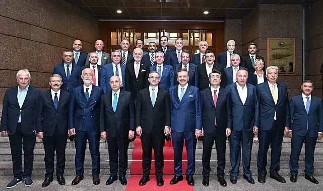 TOBB Başkanı Hisarcıklıoğlu, TCMB Başkanı Karahan ile görüştü