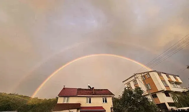 Sinop Türkeli'de gökkuşağı güzelliği
