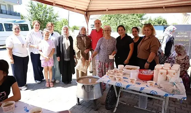 Başkan Kaya, Dereağzı Mahallesi'nde aşure hayrına katıldı