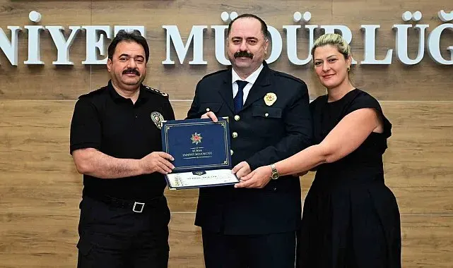 Bursa'da 105 emniyet personeli terfi etti