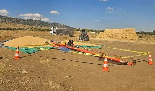 Hububat elevatörünün altında kalan 18 yaşındaki işçi hayatını kaybetti