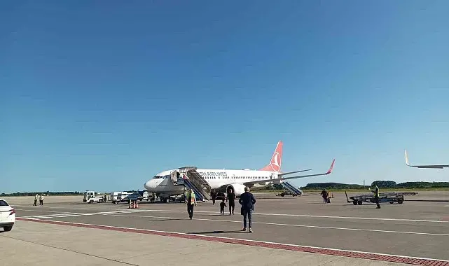 Samsun Çarşamba Havalimanı'nın 6 aylık yolcu sayısı 788 bini aştı