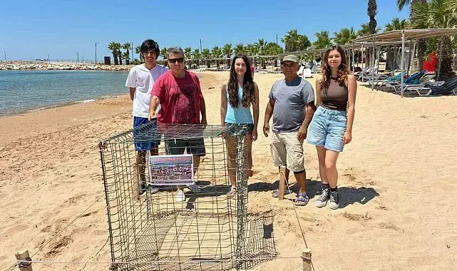 Caretta caretta yuvası koruma altına alındı
