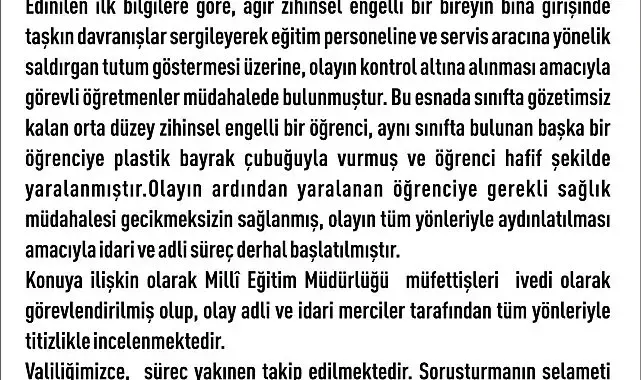 Elazığ'da şiddet uygulanan rehabilitasyon merkezine adli ve idari soruşturma başlatıldı
