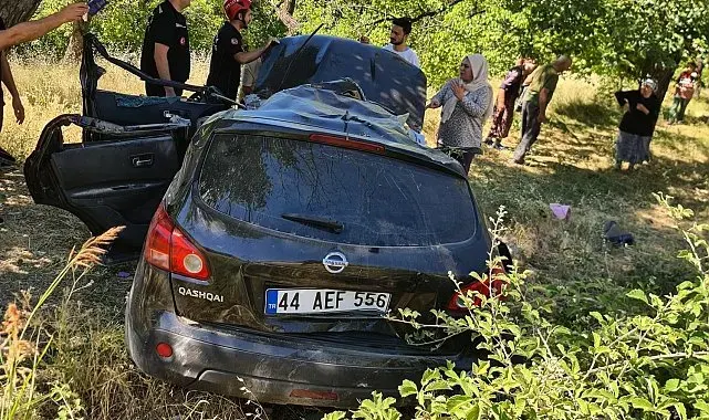 Otomobil şarampole devrildi: 1 yaralı