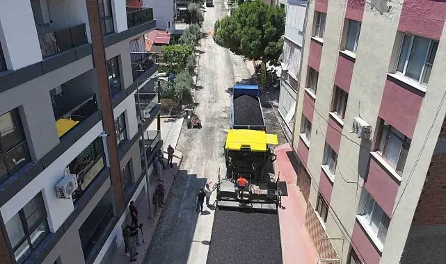 Alaşehir'de 3 bin tonluk asfalt hamlesi