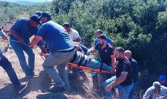 Dereye devrilen traktörün sürücüsü hayatını kaybetti