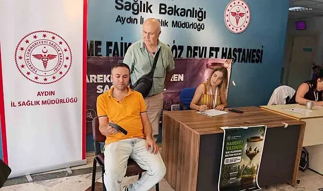Söke'de vatandaşların hareket yaşı ölçüldü
