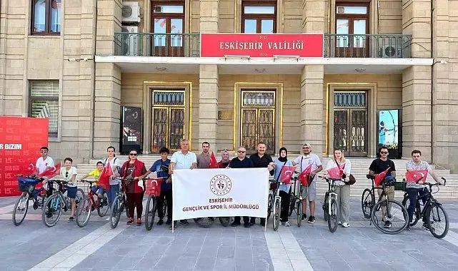 15 Temmuz Demokrasi ve Millî Birlik Günü etkinlikleri kapsamında anlamlı bisiklet turu