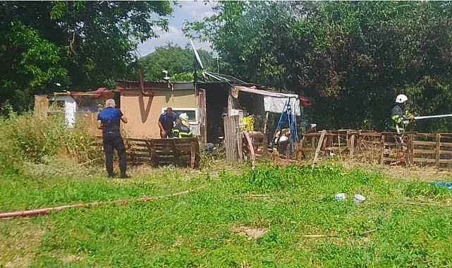 Bilecik'te evinin bahçesindeki yangında baygın bulunan kişi hayatını kaybetti
