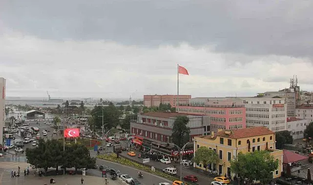 Samsun'u serinleten yağmur