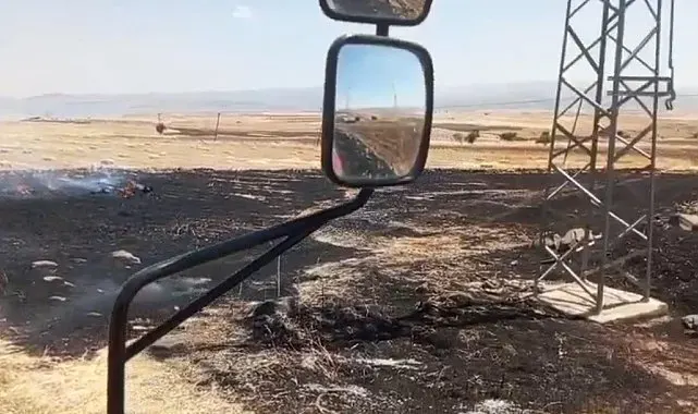 Tunceli'de otluk yangını ekili arazilere ulaşmadan söndürüldü