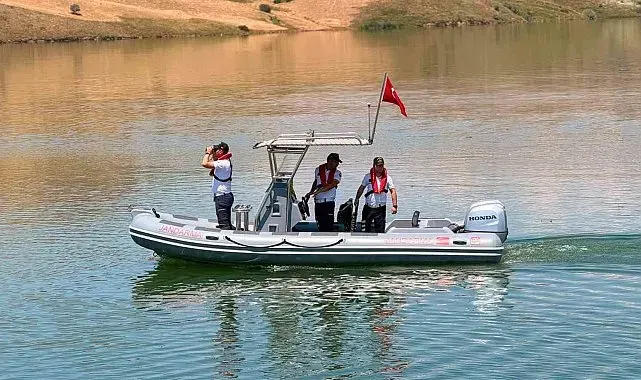 Alparslan-2 Barajı'nda güvenlik ve kaçak avcılık denetimi