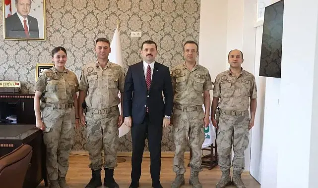 Kaymakam Ahmet Coşkun'dan tayin olan jandarma personeline teşekkür