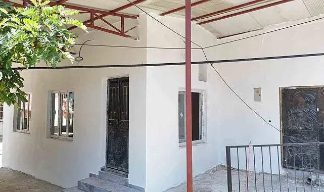 Nazilli Belediyesi Aksu'da atıl durumdaki köy konağını baştan sona yeniledi