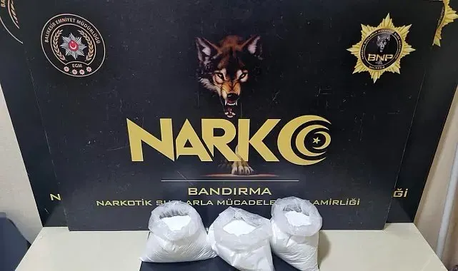 Bandırma'da narkotik operasyonu: 6 tutuklama