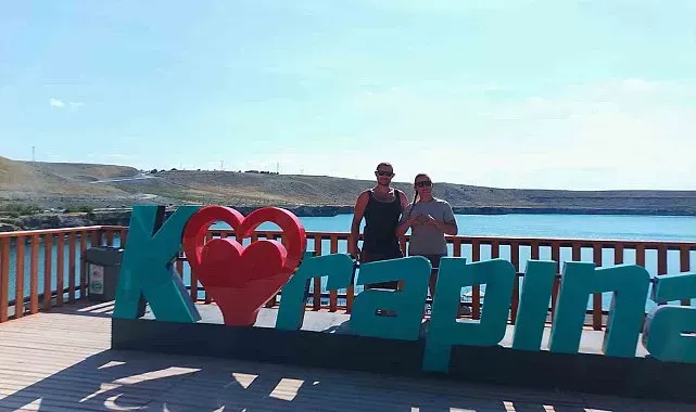 Alman turistler Karapınar'a hayran kaldı