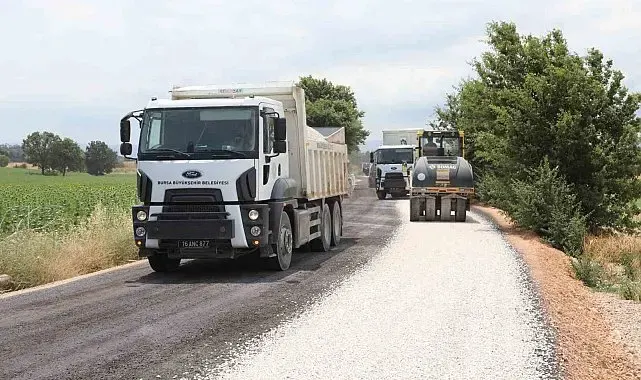 Büyükşehir, Nilüer'de yolları yeniliyor