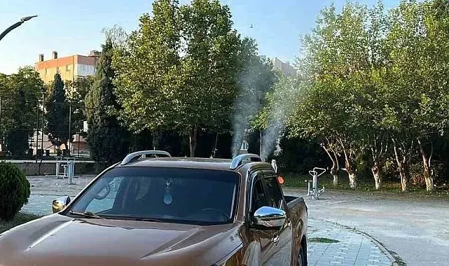 Bilecik'te haşerelere karşı ilaçlama çalışması