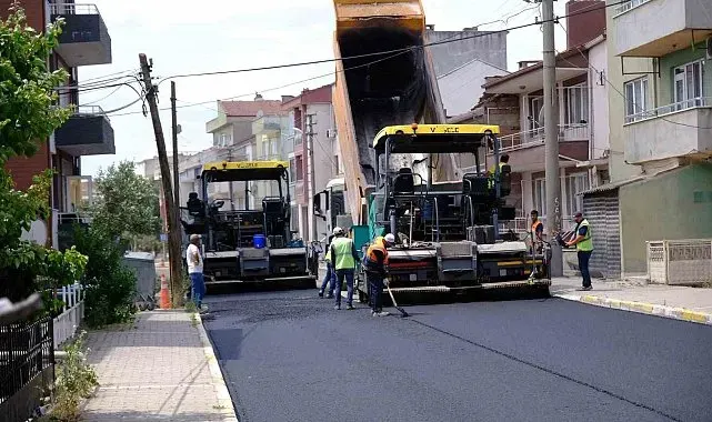Altıeylül'ün yolları modern ve güvenli hale geliyor