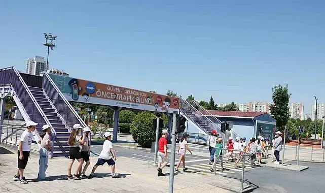 Yaz dönemi çocuk trafik eğitimleri başladı