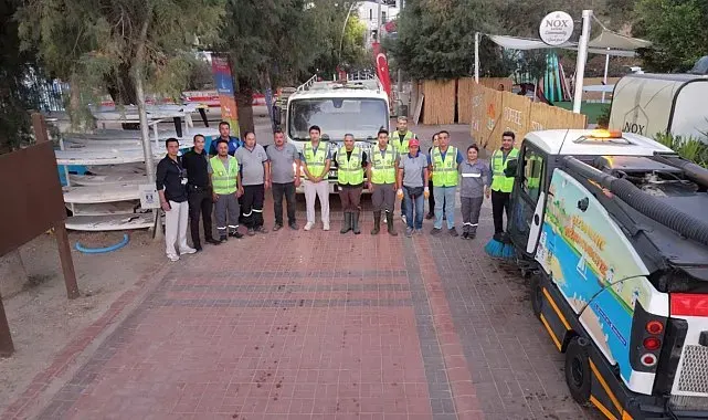 Bitez Yalısı'nda kapsamlı temizlik çalışması