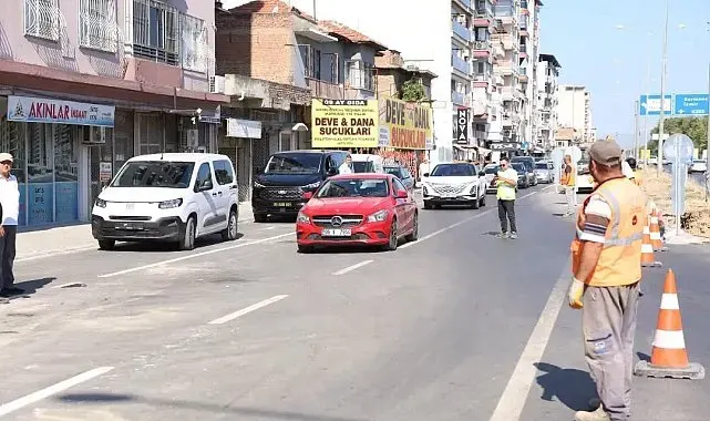 İncirliova anayolunda sıcak asfalt çalışması tamamlandı
