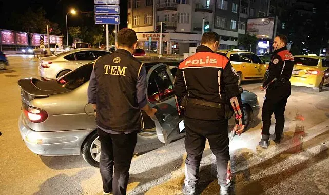 Polisten asayiş ve trafik denetimi