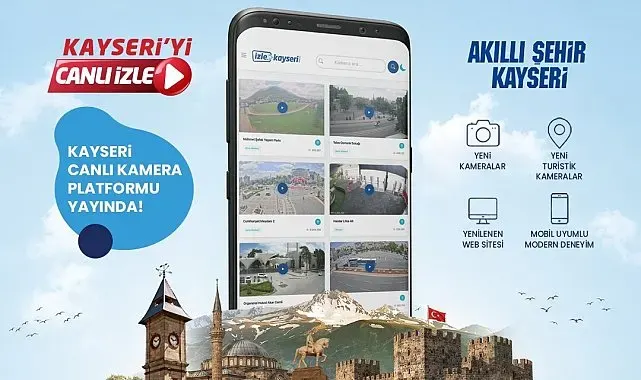 Başkan Büyükkılıç'tan Dijital Kayseri vizyonunda yeni adım: izle.kayseri.bel.tr