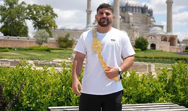 Başpehlivan Erkan Taş: "Hedefim altın kemeri uzun yıllar korumak"