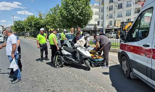 Adıyaman'da otomobille motosiklet çarpıştı: 1 yaralı
