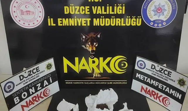 Düzce'de 44 şahsa uyuşturucudan işlem yapıldı